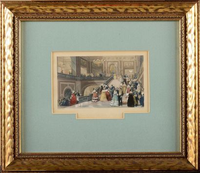 PALAIS DE L'ELYSEE - VERSAILLES Deux gravures...