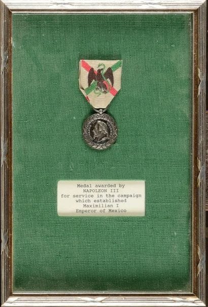 France
MEDAILLE DE LA CAMPAGNE DU MEXIQUE,...