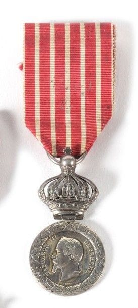 France
MEDAILLE DE LA CAMPAGNE D'ITALIE (1859).
Médaille...