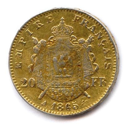 Napoléon III (1852-1870)
20 Francs en PLATINE...