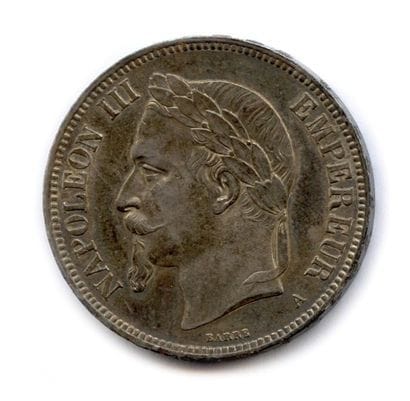 Napoléon III (1852-1870)
5 Francs argent...