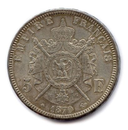 Napoléon III (1852-1870)
5 Francs argent...