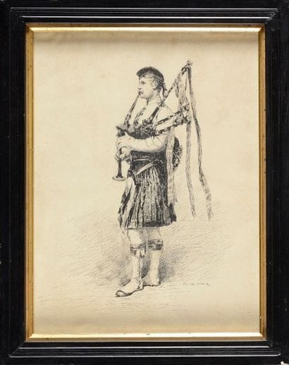 Ecole française de la fin du XIXème siècle.
«Portrait...