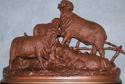 Jules Moigniez (1835-1894)
Famille de mérinos...