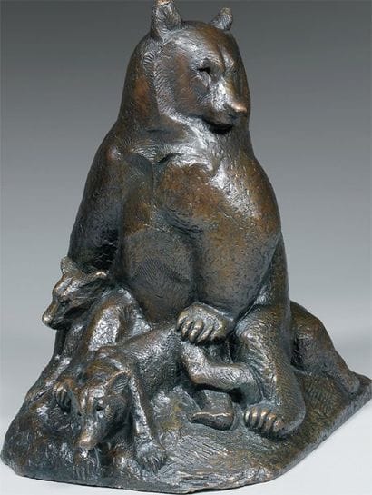 Georges-Lucien GUYOT (1885-1973)
Ourse avec...