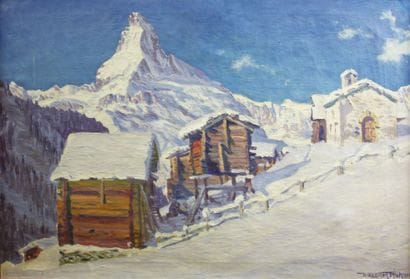 WALDEMAR FINK (1893-1948) Le Cervin depuis...