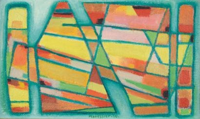 ALFRED MANESSIER (1911-1993) Falaises, 1950....