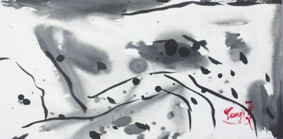 T’Ang Haywen (1927-1991) Composition, 1990...