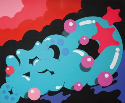 KENO (Français né en 1981) Cloud, 2016 Acrylique...