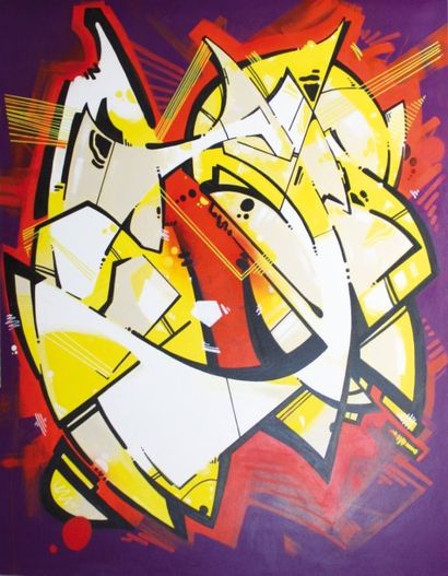 OGRE (Français né en 1979) Sans titre, 2016...