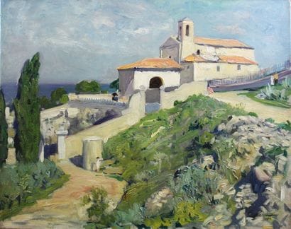 LUCIEN HECTOR JONAS (1880-1947)
L'église...