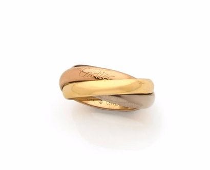 CARTIER BAGUE MODÈLE TRINITY composée de...