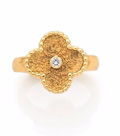 VAN CLEEF AND ARPLES BAGUE en or jaune, la...