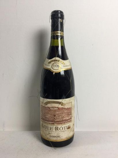 1 Blle COTES ROTIES LA MOULINE (Guigal) 1991...