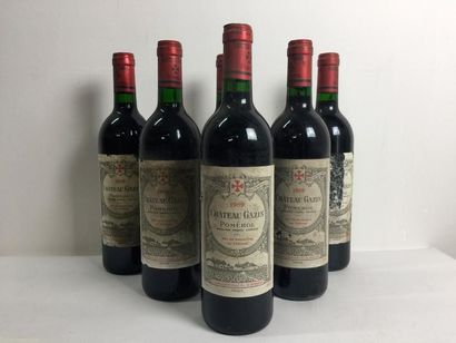 6 Blle Château GAZIN (Pomerol) 1989 - Be...