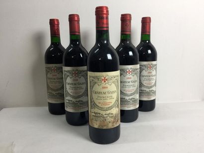 6 Blle Château GAZIN (Pomerol) 5/1989 et...