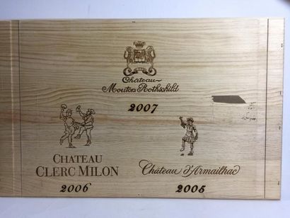Une caisse d'assortiment Domaines ROTHSCHILD...