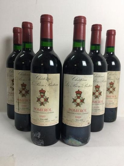 6 Blle Château BON PASTEUR (Pomerol) 1989...