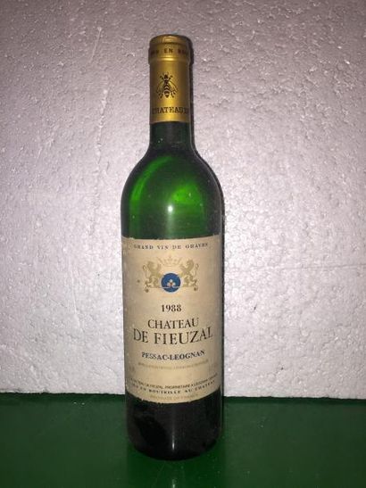 6 Blle Château FIEUZAL BLANC (Graves) 1988...