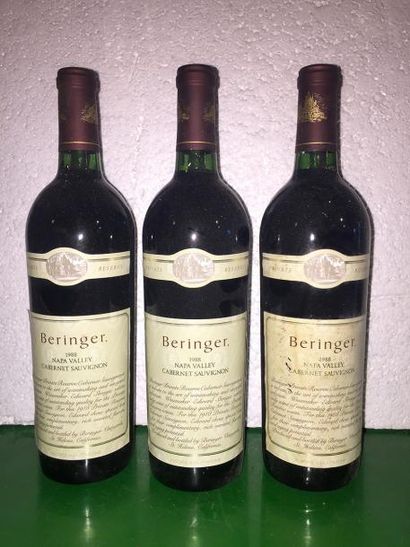 4 Blle BERINGER (Californie) 1988 - 3 Be...