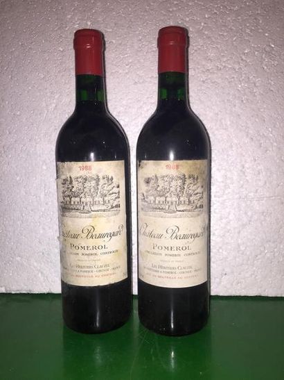 2 Blle Château BEAUREGARD (Pomerol) 1988...