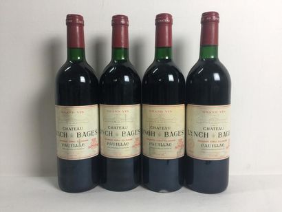 4 Blle Château LYNCH BAGES (Pauillac) 1988...