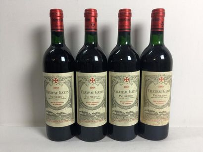 4 Blle Château GAZIN (Pomerol) 1988 - Très...