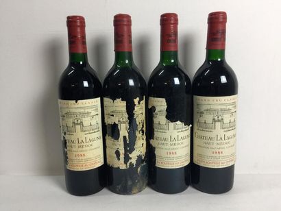 4 Blle Château LA LAGUNE (Haut Médoc) 1988...
