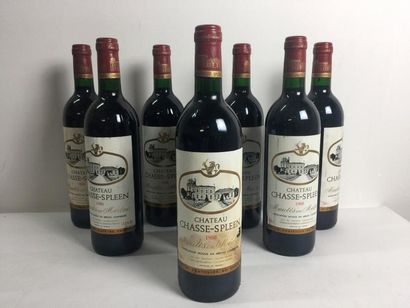 7 Blle Château CHASSE SPLEEN (Moulis) 1988...