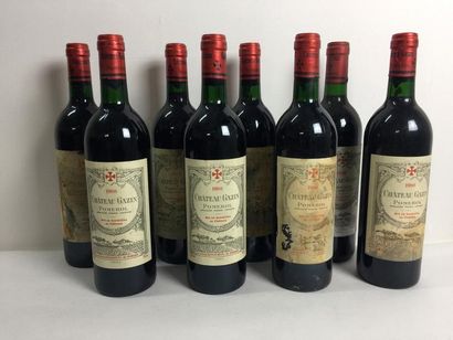 8 Blle Château GAZIN (Pomerol) 1988 - 3 Belles/5...