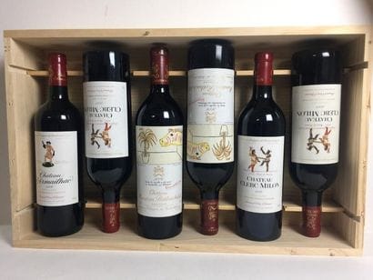 Une caisse assortiment Domaines ROTHSCHILD...