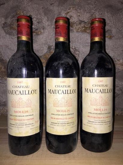 3 Blle Chateau MAUCAILLOU (Moulis) 1987 -...