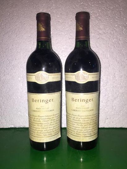 2 Blle BERINGER (Californie) 1987 - Bell...
