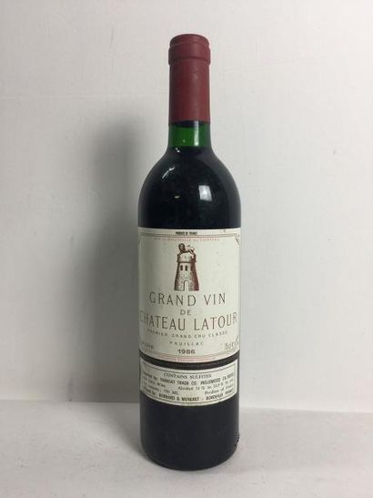 1 Blle Château LATOUR (Pauillac) 1986 - ...