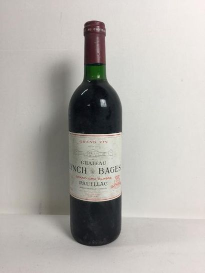 1 Blle Château LYNCH BAGES (Pauillac) 1986...