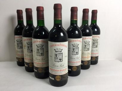 7 Blle Château FERRAND (Margaux) 1985 - Bons...