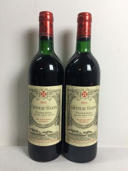2 Blle Château GAZIN (Pomerol) 1984 - 1 Très...