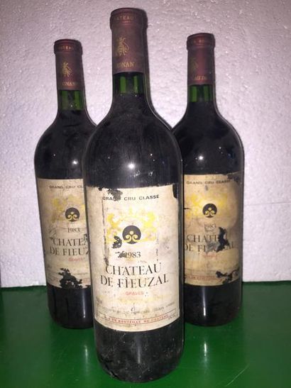 3 Mag Château FIEUZAL (Graves) 1983 - Bon...
