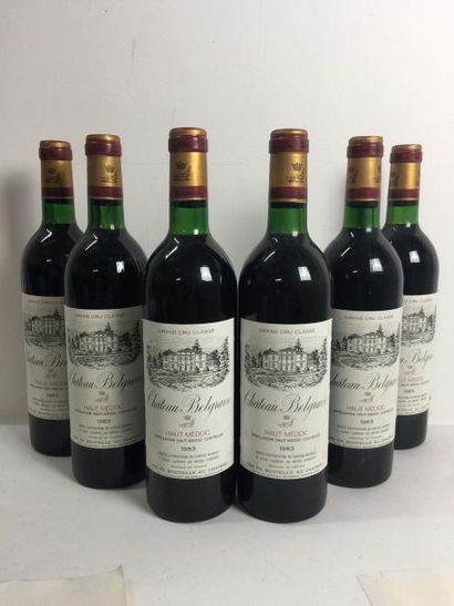 6 Blle Château BELGRAVE (Haut Médoc) 1983...