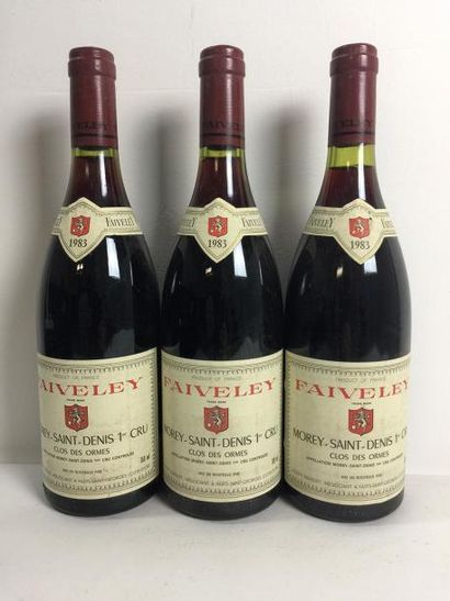 3 Blle MOREY SAINT DENIS CLOS DES ORMES (Faiveley)...