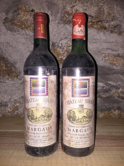 2 Blle Château SIRAN (Margaux) 1983 - 1 Belle/1...