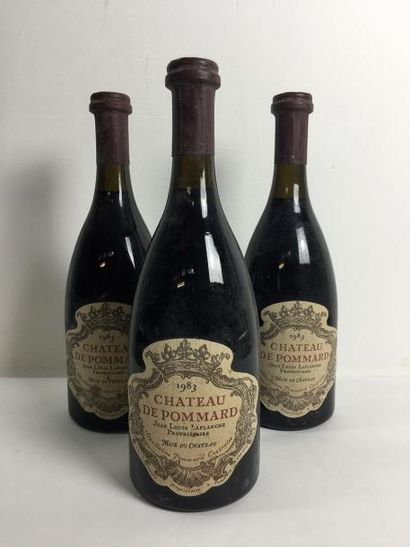 3 Blle POMMARD DU CHÂTEAU DE POMMARD (Laplanche)...