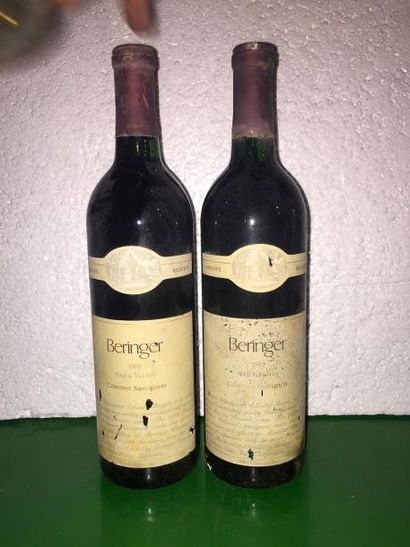 2 Blle BERINGER (Californie) 1982 - Bell...