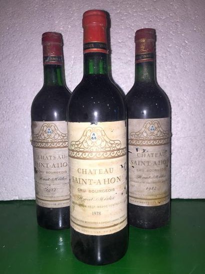 3 Blle Château SAINT AHON (Haut Médoc) 2/1982...
