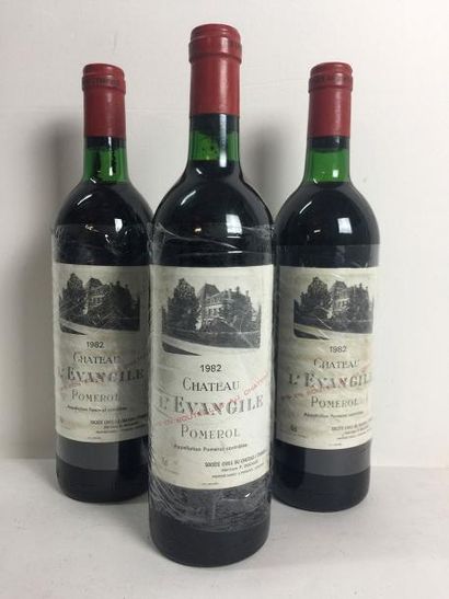 3 Blle Château EVANGILE (Pomerol) 1982 -...