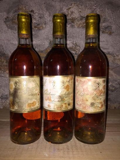 3 Blle Château SUDUIRAUT (Sauternes) 1982...