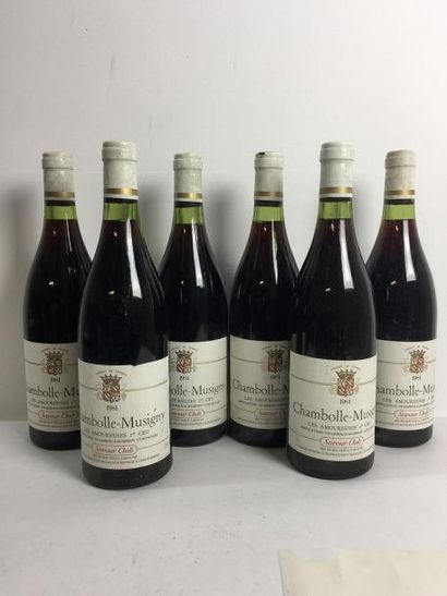 6 Blle CHAMBOLLE MUSIGNY (Savour Club) 1981...