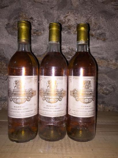 3 Blle Château COUTET (Barsac) 1981 - Très...