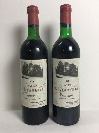2 Blle Château EVANGILE (Pomerol) 1978 -...