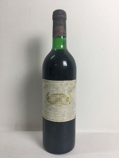 1 Blle Château MARGAUX (Margaux) 1978 - Belle/dessus...